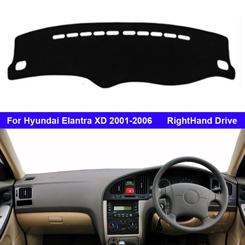 Накладка на панель приборов автомобиля Коврик на панель Накидка Для Hyundai Elantra XD 2001 2002 2003 2004 2005 2006 LHD RHD Dashmat Козырек от солнца