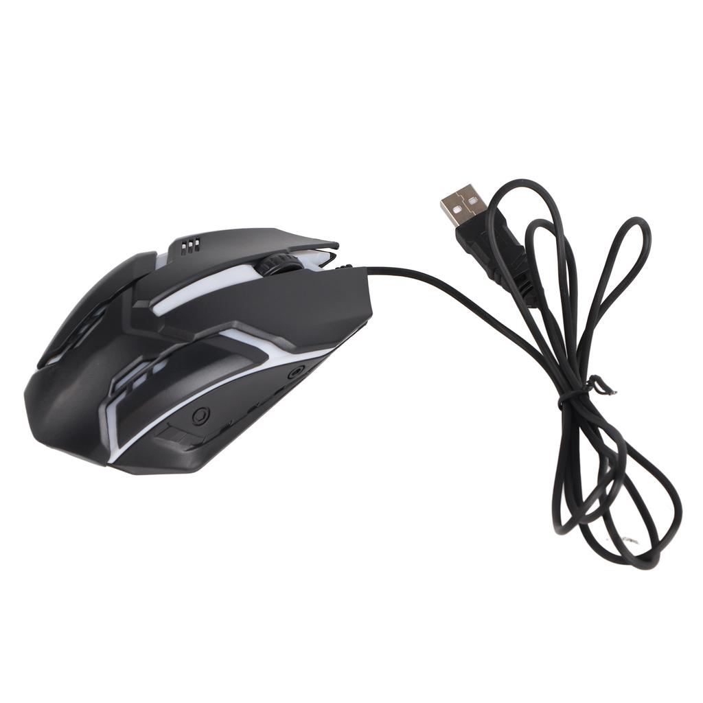 MS11 1600DPI Проводная USB-мышь с подсветкой Эргономичный игровой ноутбук Офисная геймерская мышь Мыши