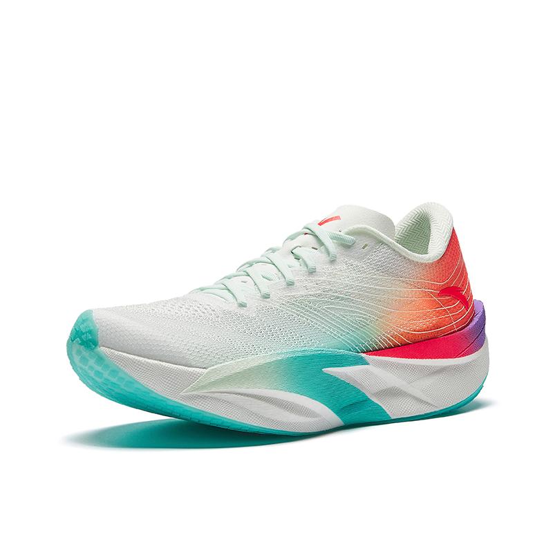 Anta C202 6.0 Fashion Comfortable Non-Slip Breathable Low-Top Casual Running Shoes Men Sneaker White Green Orange 112445570-8