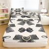 Romantic Bow Fitted Sheet Cute and Pillowcase, Pink 3D Bedding Set, 100% Microfibre, 135 x 200 cm, for Boys and Girls