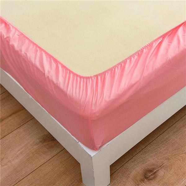 1 шт. простыня сплошного цвета, простыни из полиэстера, наматрасник 160 см x 200 см, наматрасник, покрывало (Нет наволочки)