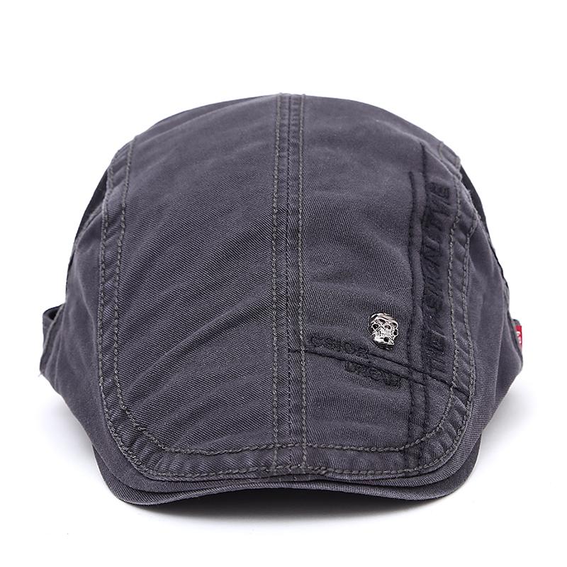 New Summer outdoor Sports Cotton Berets Caps For Men Casual Peaked Caps letter embroidery Women Berets Hats Casquette Cap