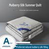 Mulberry Silk Summer Quilt - Lightweight, Washable, Cooling Comforter for Single or Double Beds