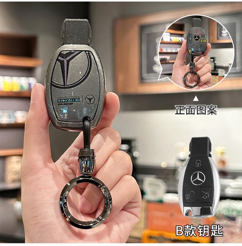 New Sport Style Car Key Case Cover For Mercedes Benz A B C S Class AMG GLA CLA GLC W176 W221 W204 W205 Auto Styling Accessories FYZAB1
