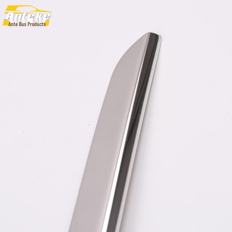 Sagitar Front Windshield Trim: Fits 19 Models, Bright Strip Patch Accessories