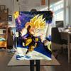 Dragon Ball Character Goku pattern Flannel Blanket, High quality Comfortable for All Seasons, Home Decor, Warmth and Comfort, Perfect for Gifts.