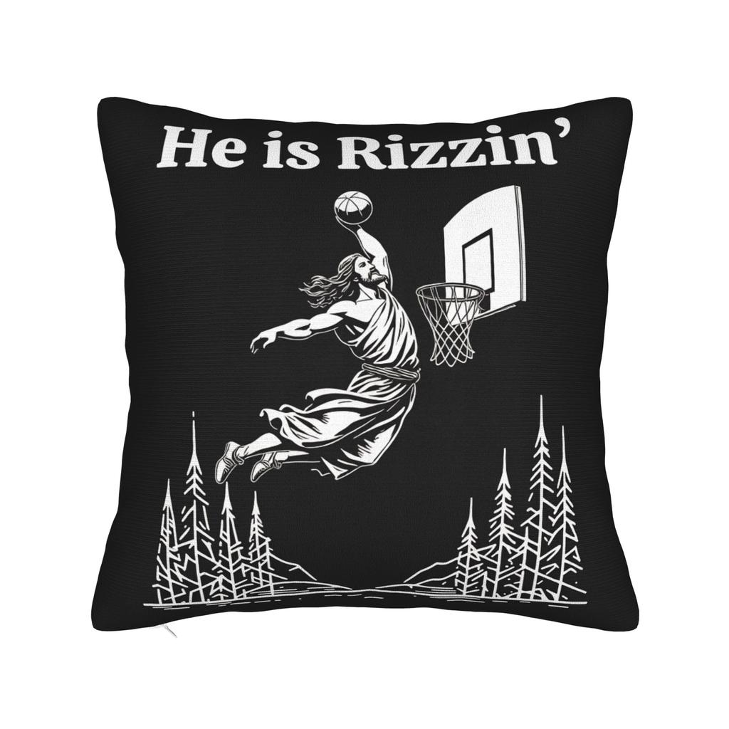 He Is Risen Boho Easter Christian Jesus Pillow Case Fashion Pillow Cover Soft Pillowcases For Chair Sofa Home Decor