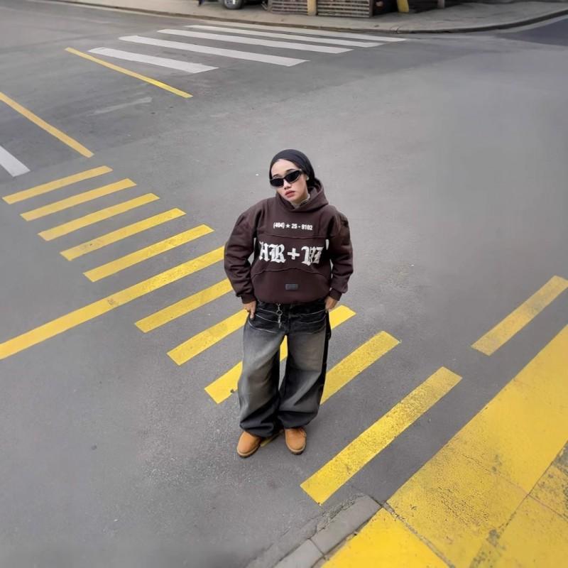 Unisex Oversized Hoodie With 3D Printed Graphic Streetwear Style Fall Winter Casual Sweatshirt