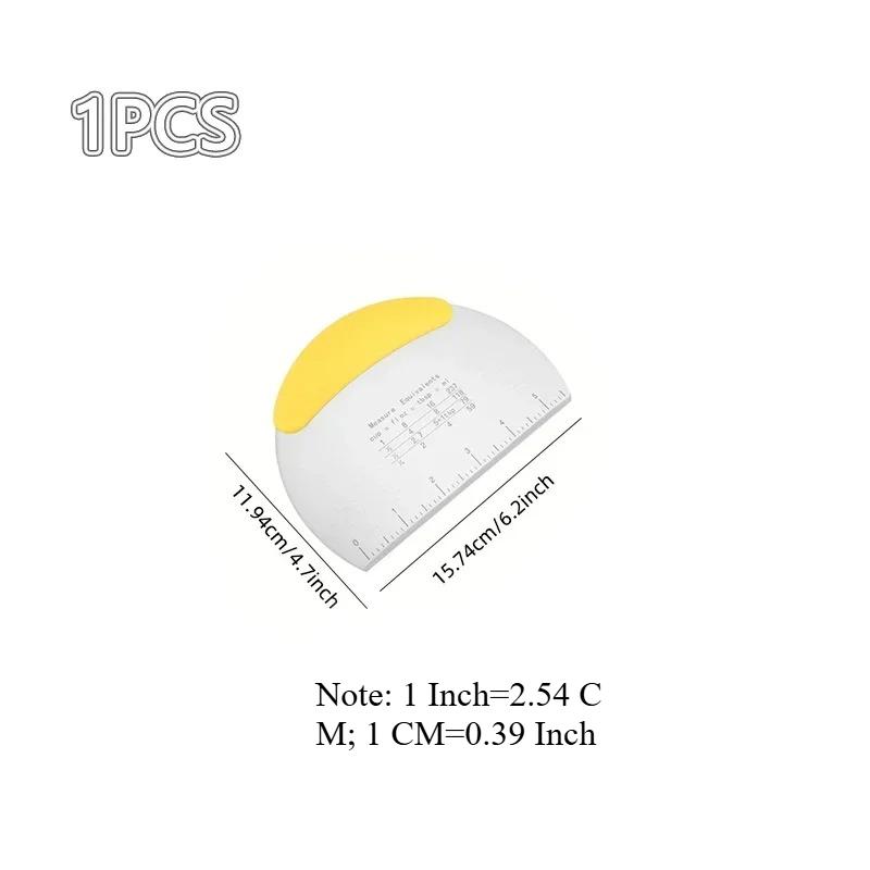 Скребок из нержавеющей стали для выпечки тортов, резак для муки, теста, молока, сахара, нож для соскабливания крема, кухонные принадлежности для выпечки