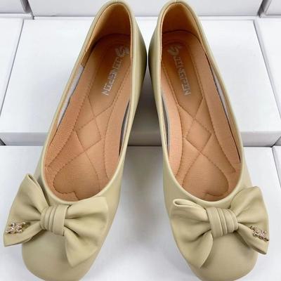 Женские туфли в стиле бантиков, темпераментные, на мягкой подошве, однотонные, повседневные