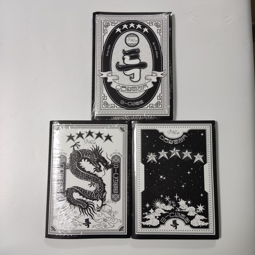 Album Straykids-[6 Album set]-RockStar, Maxident, 5Star,HOP, GIANT, ATE-random, with 7 APG Transparent Cards