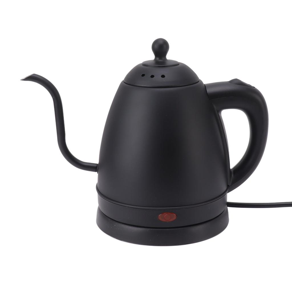 Электрический чайник с изогнутой шеей 1,2 л из нержавеющей стали 304, безопасный кофейник для заваривания кофе