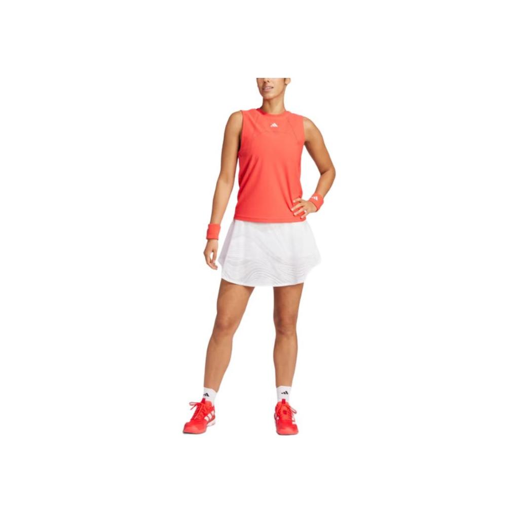 adidas Climacool Tennis FW24 Простые удобные модные женские топы-майки оранжевого цвета JE7117