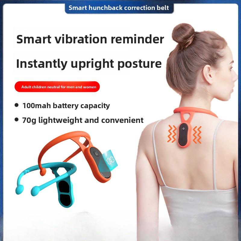 Intelligent Neck Straightener, Hunchback Straightener, Children's Adult Sitting Strap, LCD Sensor Aligner
