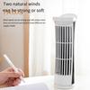 Безлопастной башенный вентилятор с подсветкой USB Plug-Play Низкий уровень шума Мощный воздушный поток 2 скорости Вентилятор охлаждения Портативный небольшой тихий офисный вертикальный электрический вентилятор