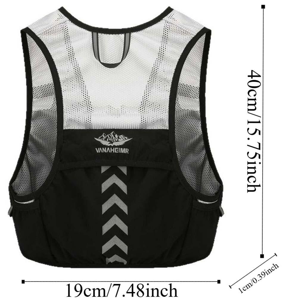 Lightweight Safety Reflective Vest Security Night Running Bag Reflective Vest Bag Climbing