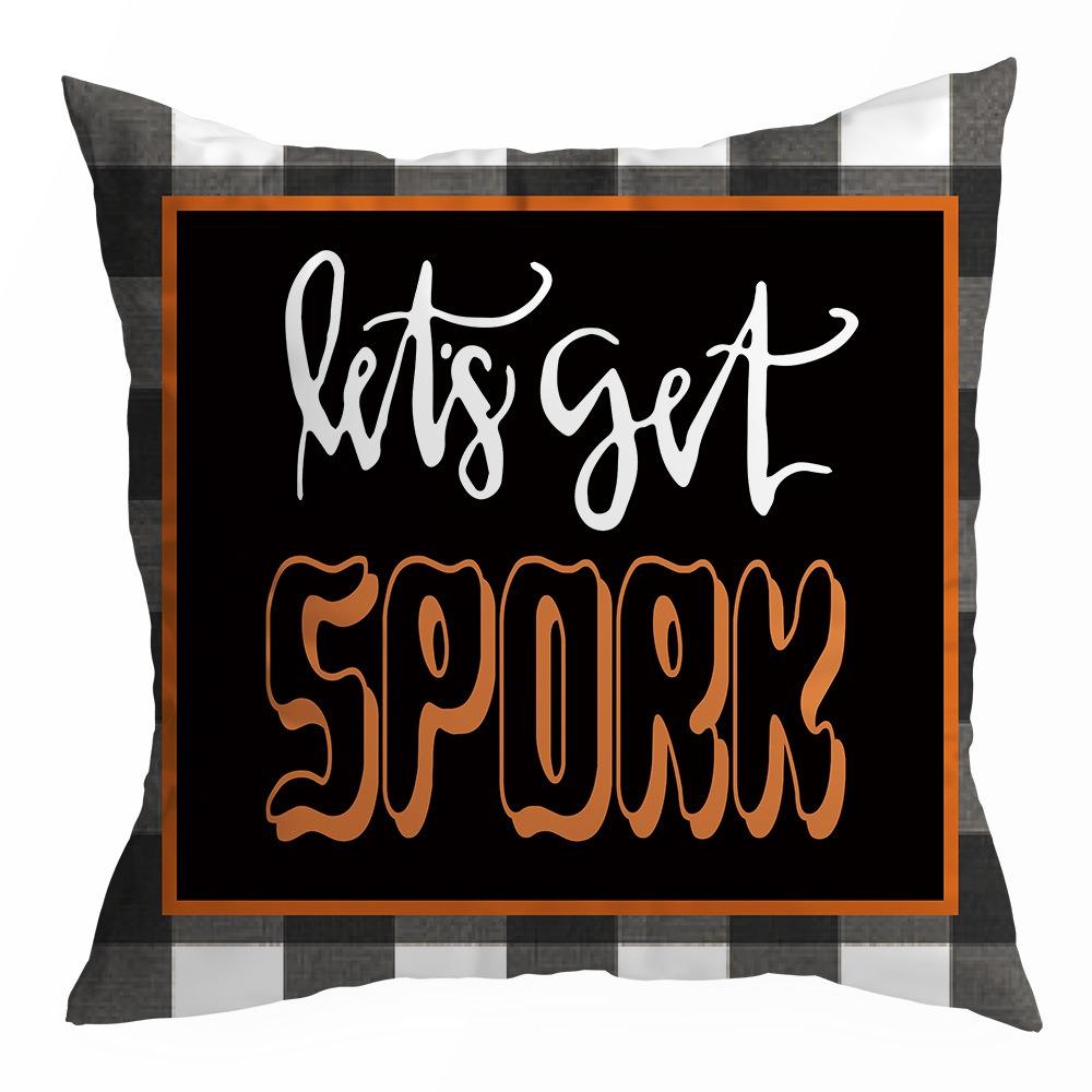 Halloween Holiday Party Decoration Pillow Cover Suitable for Home Living Room Sofa Room Decoration Friend Gift