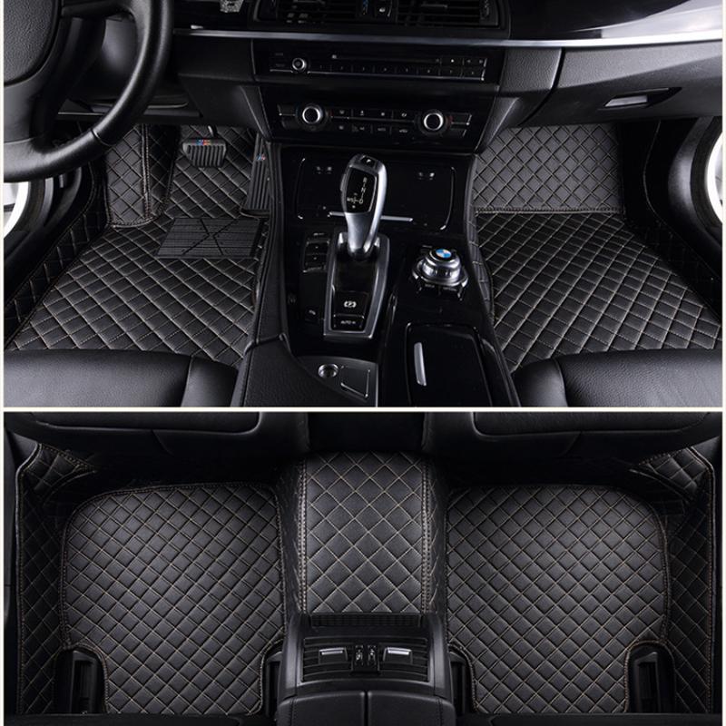 Custom Car Floor Mats for Ford Focus 2006-2011 Years Artificial Leather Carpet Interior Car Accessories