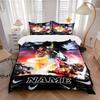 Custom Textile Nightmare Horror Bedding 3 Piece Set HD Print Duvet Cover Pillowcases for Teens Adult Bedroom Decoration