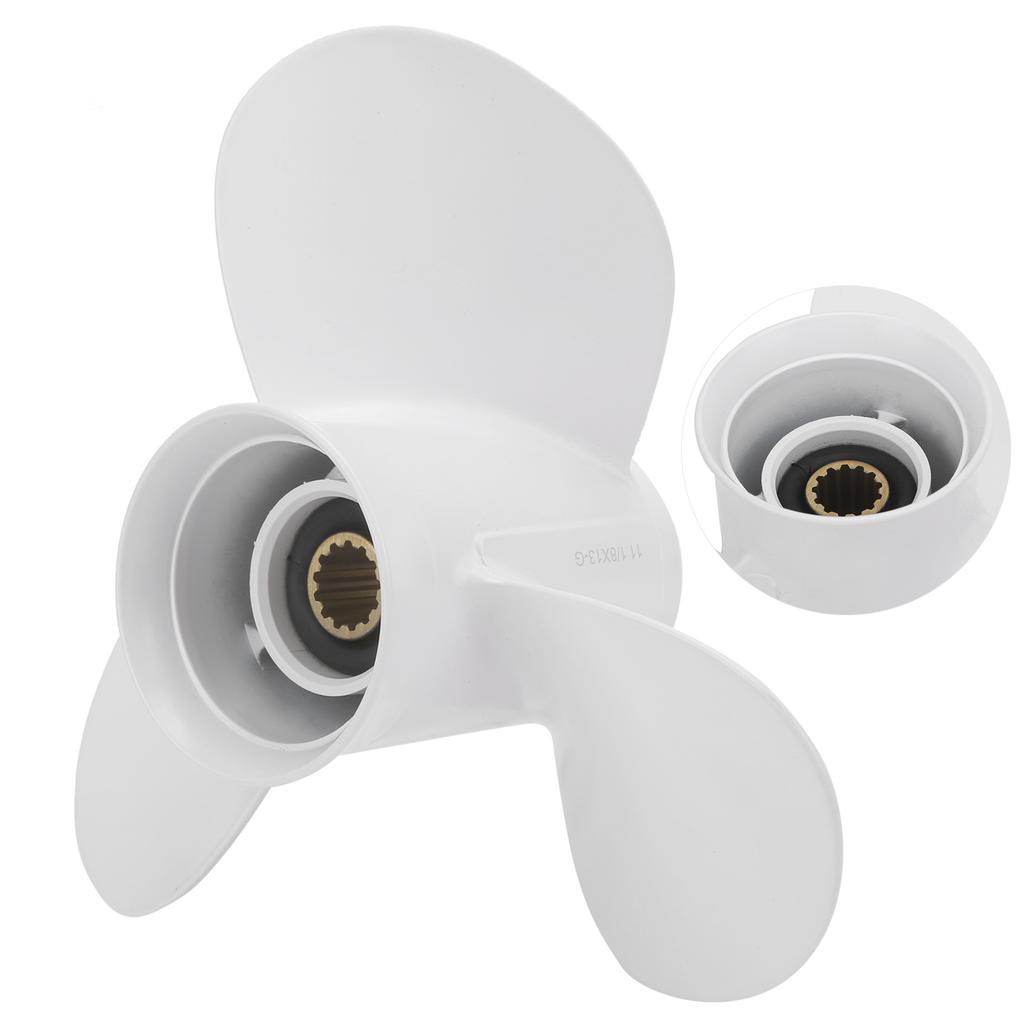 Marine 11?18 X 13?G 69W?45945?00?EL Boat Motor Aluminum Alloy Propeller for Yamaha Outboard Engine