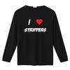 I Love Strippers Xmas Idea Unisexs Unisex T Shirts Top Multi Color Size S 2xl Vintage Washed Comfortable Designer Clothes Slightly