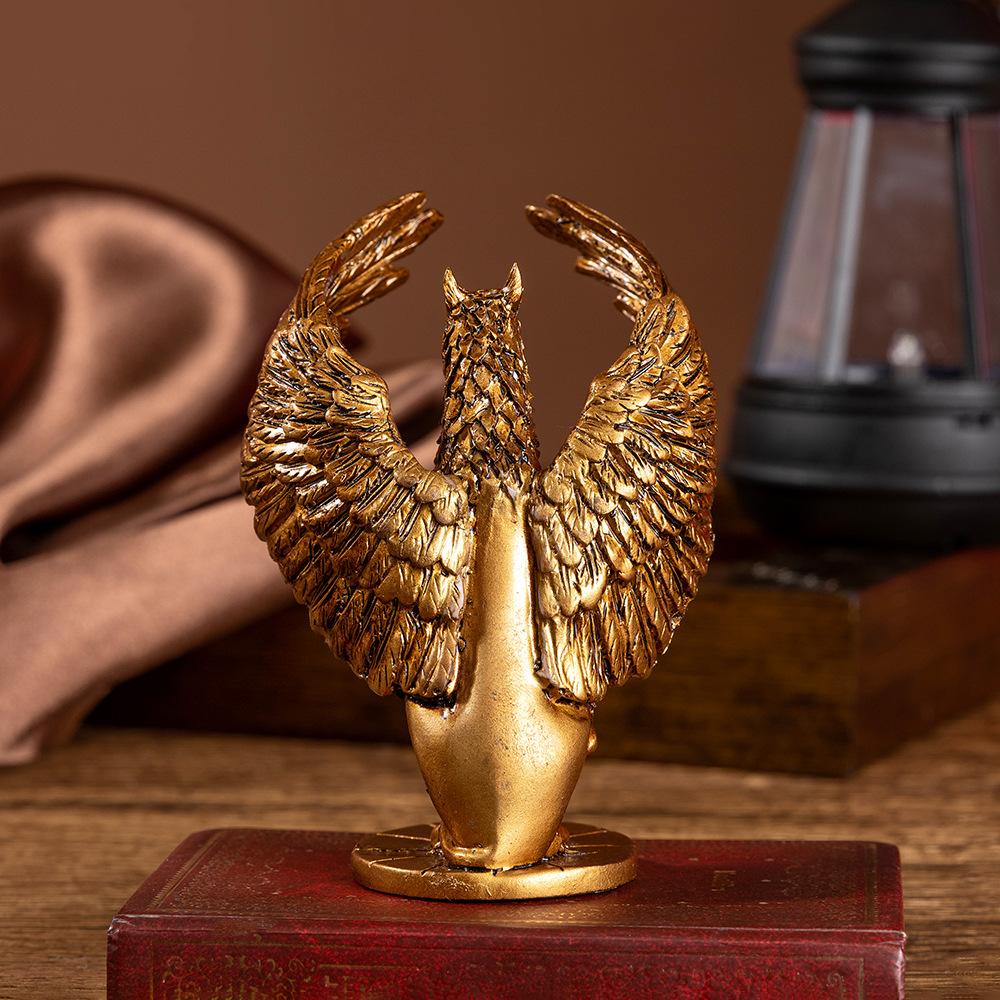 Мифологическая фигурка грифона Ретро фигурка Гриффиндо Ремесла из смолы Статуя греческой мифологии Аксессуары для украшения дома и рабочего стола