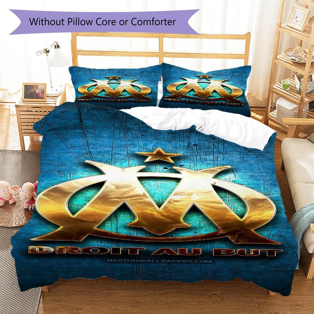 les phocéens logo Bedding Quilt Set Quilt Cover Pillowcase Home Decoration Birthday Gift (1 * duvet cover + 2 * pillowcase, without core)