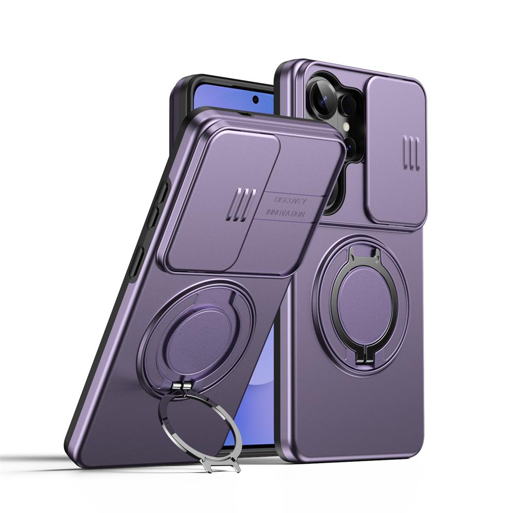 Магнитный чехол-броня для Samsung Galaxy S26 S25 S24 Plus S23 Ultra A57 A37 A27 A17 A07 A56 Чехол с кольцом-держателем и защитой камеры
