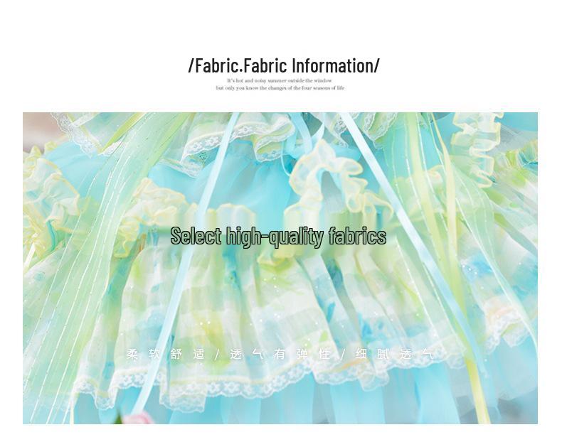 Girls' Summer Lolita Dress - Wizard of Oz Princess Birthday & Festival Gown