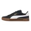 Puma Smash Vulc V3 Искусственная кожа Повседневные Классические Простые Ретро Дышащие Низкие Кеды для Скейтбординга Унисекс кроссовки Черный 380752-23