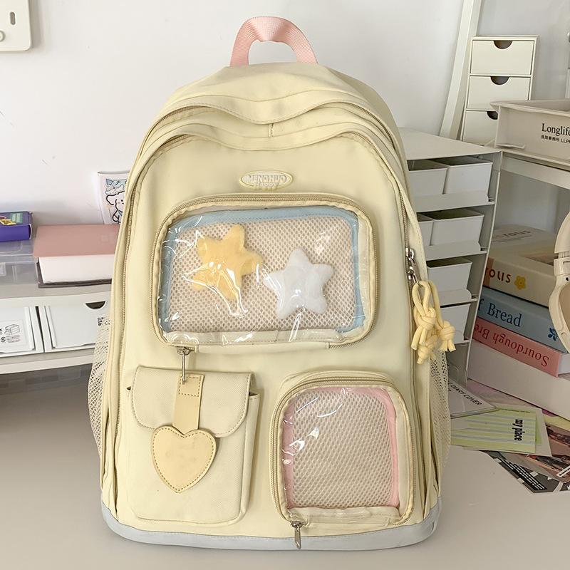 Children's Schoolbag, Girls, Primary School Students, Junior High School Students, Large-capacity Two-piece Backpack