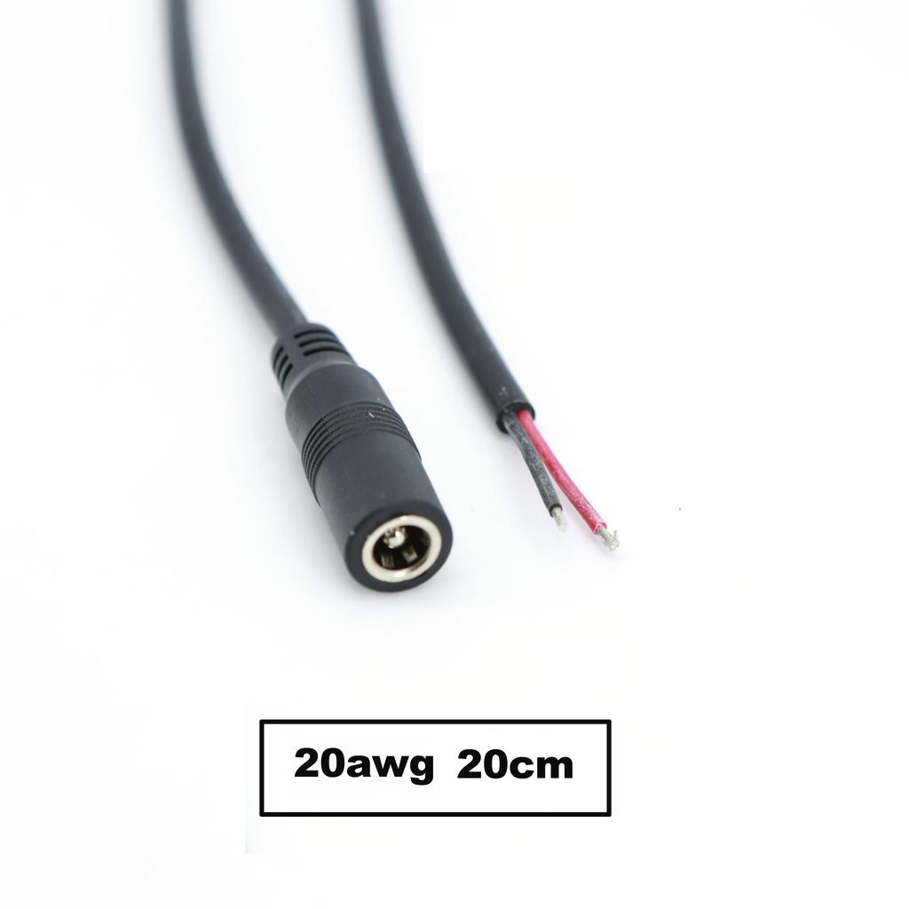 0.2M 0.18M 5.5x2.5MM 2-контактный DC Папа мама 22/20/18/16awg Разъем питания Штекер кабель Провод Питание Ремонтный кабель 5525 DC5525 Пигтейлы