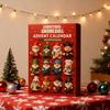 Гномы Адвент-календари 2025 24-дневная коробка для отсчета времени для рождественского веселья Многофункциональное украшение для детских комнат, домов, машин