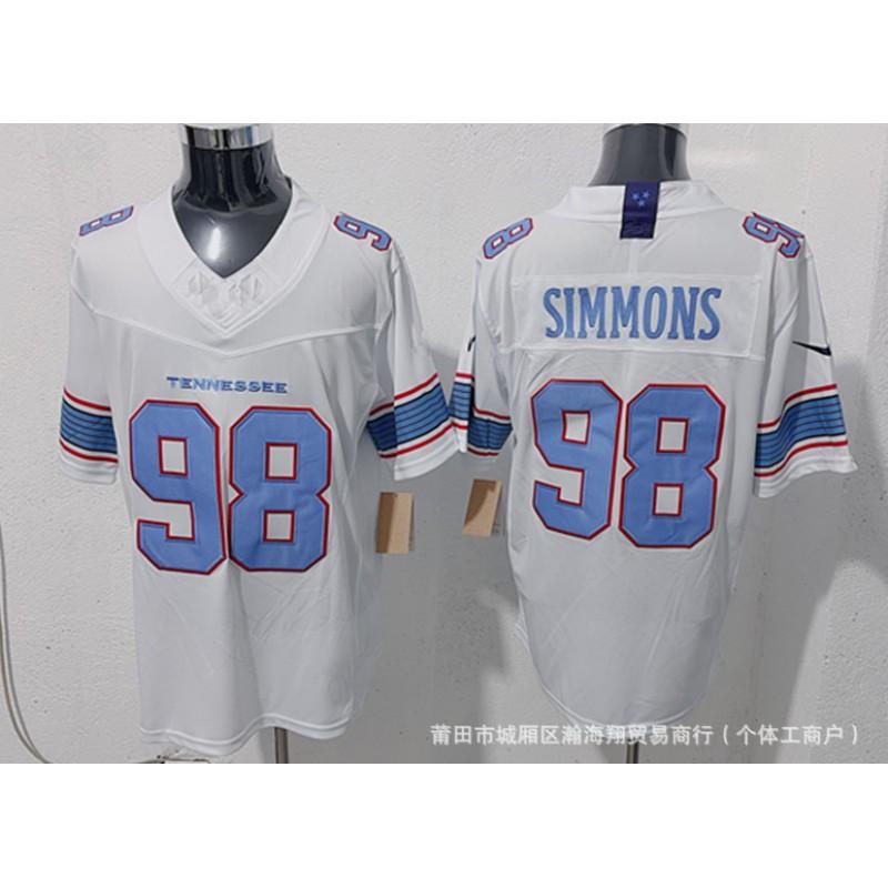 3rd Gen Titans Team Football Jersey Embroidered American Game Uniform All Genders