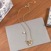 New Hot Brand Vintage Women's Necklace Luxury Jewelry For Women Fashion Butterfly Designer Pendant Pearl Long Chain Necklaces