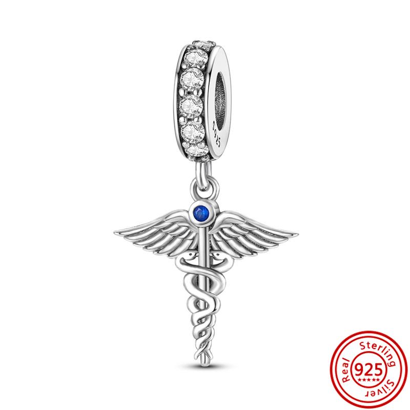 Sterling r Dreamcatcher Feathers Wing Heart Camera Angel Sweet Beads Fit Original  Charms Bracelet Women Jewelry