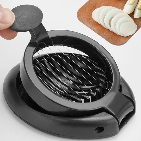 Egg Cutter Slicer Stainless Steel Fruits Sausage Cutter Bento Shaper for Eggs Salad Fruits Kitchen Gadget