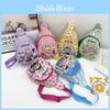 Stylish Children's Sling Bag With Fun Cartoon Prints For Daily Use And School