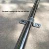 Heavy-Duty U-Shaped Pipe Clamp