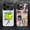 Крутой Футбольный Спортивный Чехол Для Телефона N-Neymar_S Для iPhone 17,16,15,14,13,12,Pro,XS,Max,Plus,Mini Черный Конфетный Матовый Ударопрочный Чехол