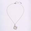 Titanium Steel Opening Book Pendant Stainless Steel Girls Text Locket  Neck Ornaments