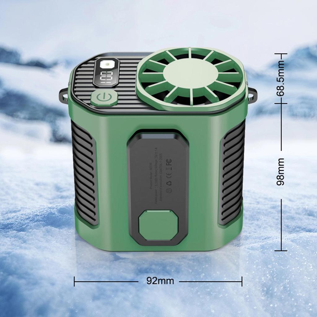 Waist Clip Fan Handsfree Personal Body Fan for Fishing Cycling Climbing