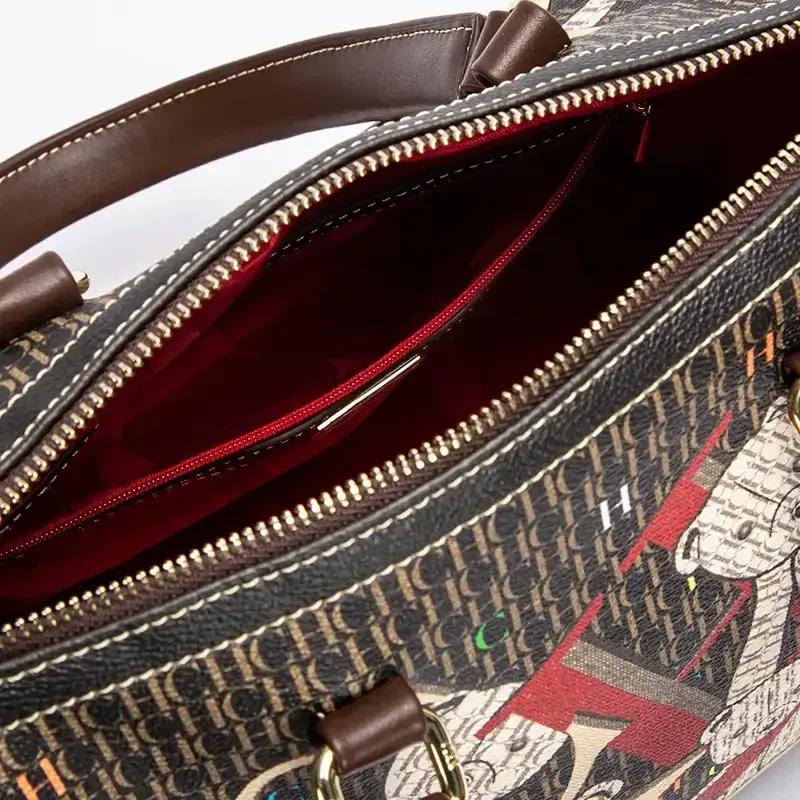 Women's Commuter Crossbody Bag Spring New Colorful Printed Women's Handbags Fashion Luxury Design