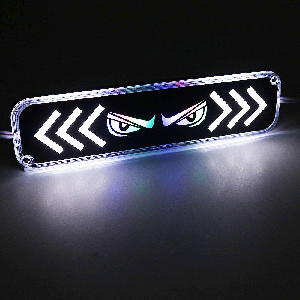 1pcs Led Module Devil Demon Eye Strobe Warning Light with indicator light for Car Motorcycle