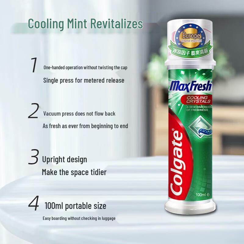 Colgate Cavity Protection Pump Toothpaste - Cool Mint