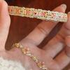 Новый китайский стиль Французская эмаль Китайский браслет Дворцовый ретро темперамент Универсальный высококачественный браслет