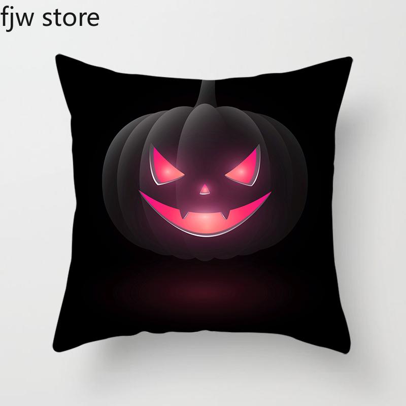 Halloween Decoration Pillowcase Pumpkin Ghost Face  Party  Holiday Gift Sofa Cushion Cover Bedroom Home