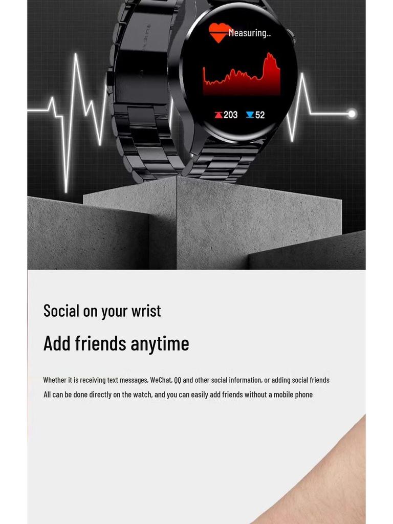 Умные часы Watch8: Новый многофункциональный Bluetooth, водонепроницаемый, NFC-оплата, спорт, музыка T05.