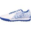 Футбольные бутсы Li Ning Kids Jin Fragmented Stud среднего класса с низким верхом, синие и белые фарфоровые детские футбольные бутсы YSTT024-2