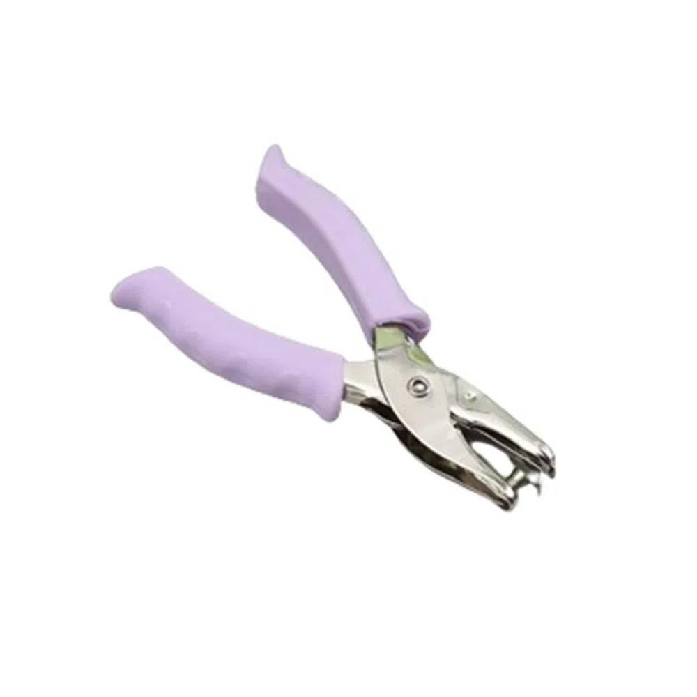 Macaron Color Single Hole Punch Non-slip Handle DIY Paper Puncher Mini Paper Punch  Office